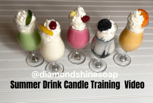 Summer Drink Candle Line Training Video Step by Step