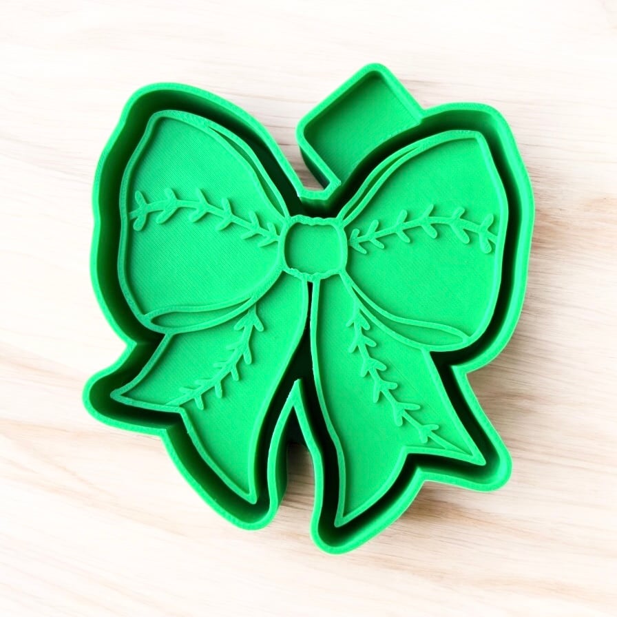 Soccer Bow Freshie Silicone Mold