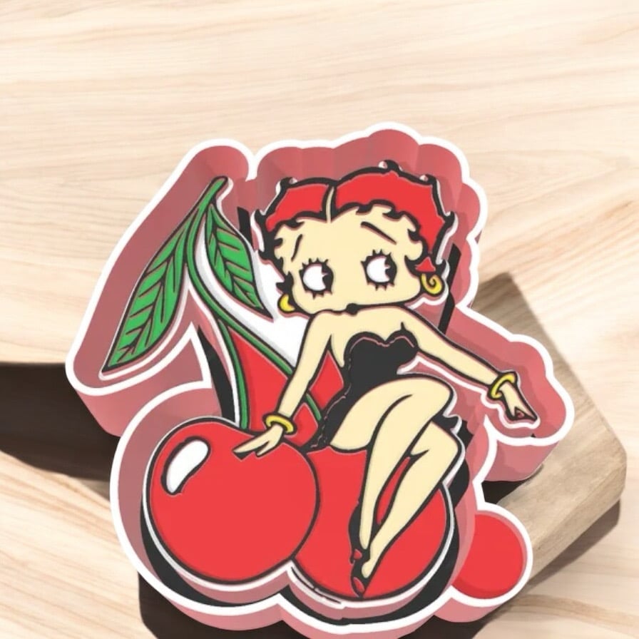 Betty Boop Freshie Mold