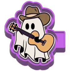 Boo Guitar  Freshie Mold