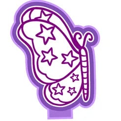 Butterfly Star Mold