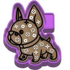 Designer Dog Freshie Mold