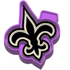 Saints Freshie Mold