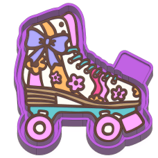 Skate Freshie Mold