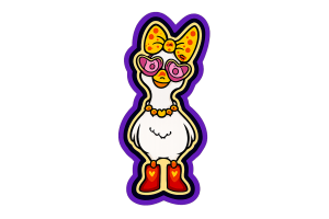 Duck With Boots Freshie Mold