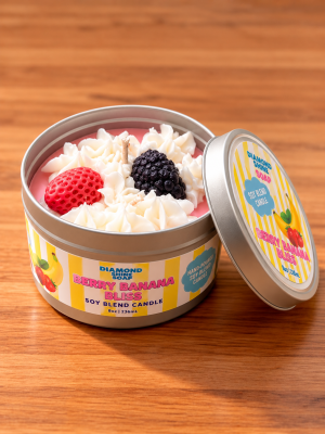 Berry Banana 8oz Tin Candle