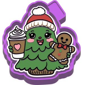 Tree Coffee & Ginger Freshie Mold